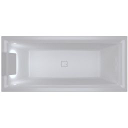 Riho Still Square LED wanna prostokątna 170x75 cm biały błyszczący B100004005