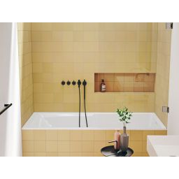 Riho Still Shower wanna prostokątna 180x80 cm biały błyszczący B103001005