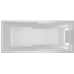 Riho Still Shower LED wanna prostokątna 180x80 cm biały błyszczący B103003005