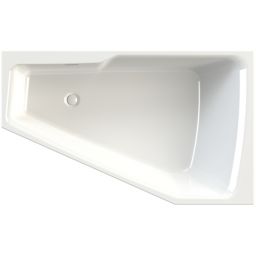 Riho Rethink Space wanna narożna 160x75 cm lewa Riho Fall biała B112006005