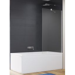 Ronal Easy parawan nawannowy 80 cm srebrny połysk/szkło przezroczyste STR4P6B0805007