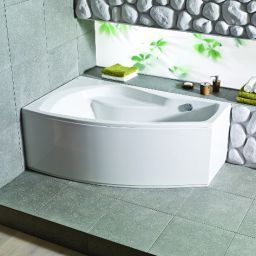 Roca Nicole wanna narożna 160x80 cm lewa biała A24T153000