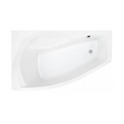 Outlet - Roca Nicole wanna narożna 140x75 cm lewa biała A24T105000