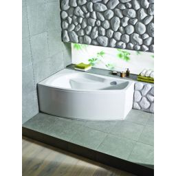 Roca Nicole wanna narożna 160x80 cm lewa biała A24T153000