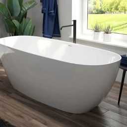 Sanplast Fuerta Mineral WOW-M/FUERTA wanna wolnostojąca 180x80 cm owalna biały mat 642-510-1260-24-000