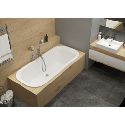 Sanplast Basic Line WOW/BASIC 80x180+STW wanna owalna 180x80 cm biała 610-450-1080-01-000