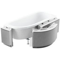 Schedpol Standard Plus obudowa podpłytkowa LED do wanny z półką 1.052-LED