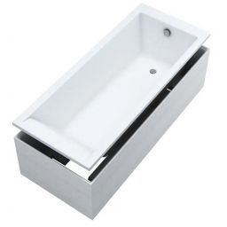 Schedpol Ferra Set wanna z syfonem i nośnikiem 160x70 cm 3.532/NO-9.114