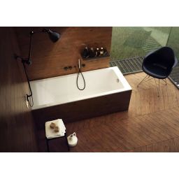 Schedpol Ferra Set wanna z syfonem i nośnikiem 160x70 cm 3.532/NO-9.114