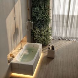 Schedline Solia wanna prostokątna 150x70 cm biała 3WST.S1P-15070