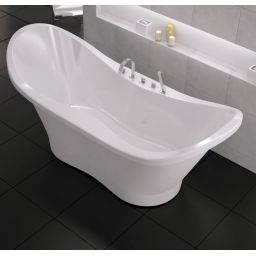 Sanitti Uno XL wanna wolnostojąca 182x76,8 cm biały połysk 11011100