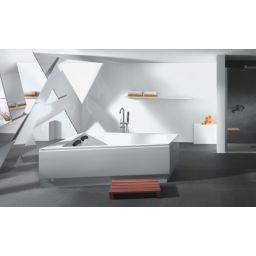 Sanplast Space Line wanna 140x180 cm trapezowa lewa biała WTL-kpl/SPACE+SP 610-100-1250-01-000