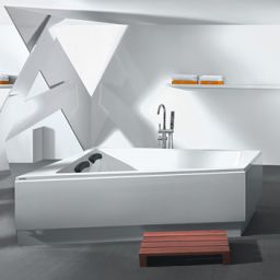 Sanplast Space Line wanna 140x180 cm trapezowa lewa biała WTL-kpl/SPACE+SP 610-100-1250-01-000