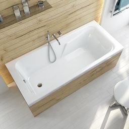 Sanplast Modesta wanna prostokątna 150x70 cm biała WP/MO 70x150+STW biew 610-340-0040-01-000