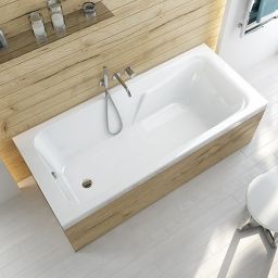 Sanplast Modesta wanna prostokątna 170x80 cm biała WP/MO 80x170+STW biew 610-340-0260-01-000