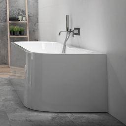 Sanplast Luxo wanna przyścienna 180x80 cm biała WSP-kpl/LUXO 80x180 biew 610-370-0280-01-000