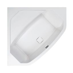 Sanplast Space Line wanna narożna 140x140 cm ze stelażem biała WS/SPACE+SP 610-100-0660-01-000