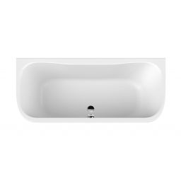 Sanplast Luxo wanna przyścienna 180x80 cm biała WSP-kpl/LUXO 80x180 biew 610-370-0280-01-000