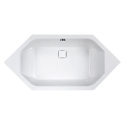 Sanplast Space Line wanna sześciokątna 90x190 cm W6k/SPACE+SP 610-100-1560-01-000