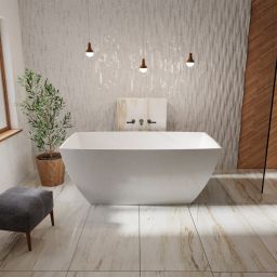 Vayer Gemini wanna wolnostojąca 146,2x73,9 cm biała 146.073.044.1-7.0.3.0.0