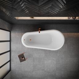 Vayer Retro wanna wolnostojąca 169x82 cm biała 169.082.047.1-7.0.3.0.1