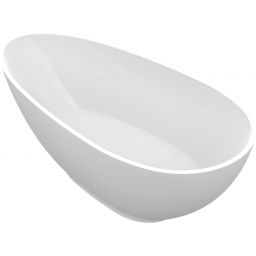 Vayer Carina wanna wolnostojąca 170x85 cm owalna biała 170.085.045.1-4.0.3.0.1