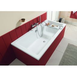 Villeroy & Boch Targa Plus wanna prostokątna 180x80 cm Weiss Alpin UBA180NES2V-01