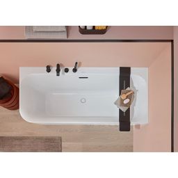 Villeroy & Boch Loop & Friends wanna przyścienna 180x80 cm prostokątna prawa biała UBA180LSF9CR00V-01
