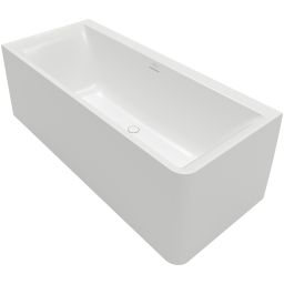 Villeroy & Boch Subway 3.0 wanna przyścienna 180x80 cm prostokątna lewa Stone White UBQ180SBW9CL00V-RW
