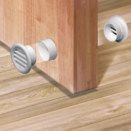 Awenta Mini-Awent kratka 55x40 mm biała T71