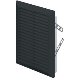 Awenta Classic kratka 235x165 mm czarna T26CZ