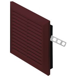 Awenta Classic kratka 170x170 mm brązowa T40BR