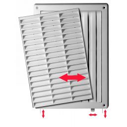 Awenta Styl kratka 235x165 mm biała T59