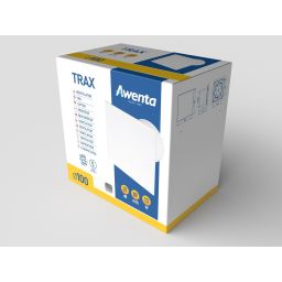 Awenta Trax wentylator ścienno-sufitowy inox WTI100T