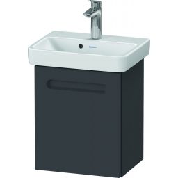 Zestaw Duravit No.1 umywalka z szafką 39 cm lewa grafit mat/biały (N14266L49490000, 07434500002)