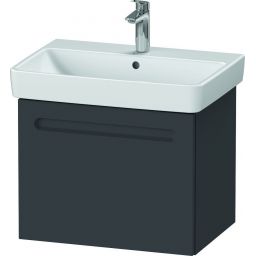 Zestaw Duravit No.1 umywalka z szafką 59 cm grafit mat/biały (N14282049490000, 23756500002)
