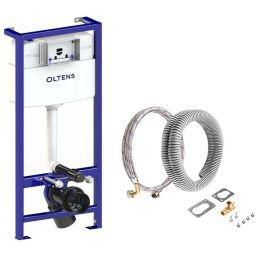 Zestaw Oltens Triberg stelaż do miski myjącej z zestawem przyłączeniowym 58201000