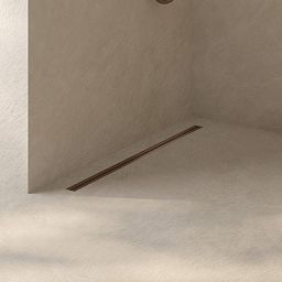 Oltens Langan Slim odpływ prysznicowy liniowy 70 cm miedź połysk/miedź szczotkowana 30010610