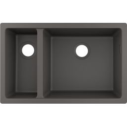 Hansgrohe S 51 zlewozmywak granitowy 71x45 cm kamienny szary 43433290