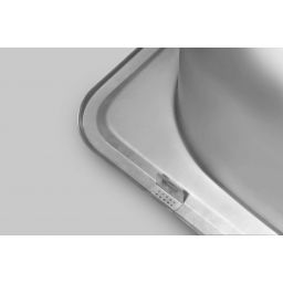 Aqualine zlewozmywak stalowy 76x42 cm AQ7642B