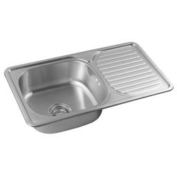 Outlet - Aqualine zlewozmywak stalowy 76x42 cm AQ7642B