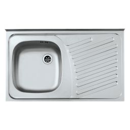 Alveus Primal zlewozmywak stalowy 80x50 cm stal 1009484KF