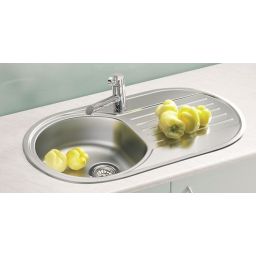 Alveus Form 40 zlewozmywak stalowy 83x44 cm 1-komorowy satyna 1060001