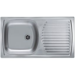 Outlet - Genesis Basic zlewozmywak stalowy 78x43,5 cm 1083404K
