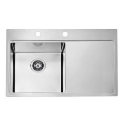 Alveus Pure 40L zlewozmywak stalowy 79x52,5 cm stal 1149514