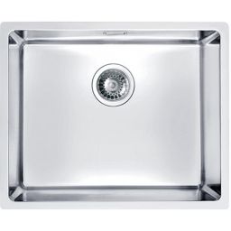 Alveus Kombino 50 zlewozmywak stalowy 54.2x44.2 cm 1-komorowy satyna 1114489