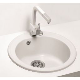 Alveus Niagara 10 zlewozmywak 51x51 cm 1-komorowy biały 1121111