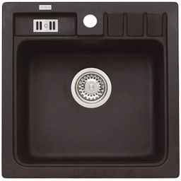 Alveus Niagara 20 zlewozmywak 47x47 cm 1-komorowy czarny 1122091