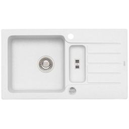 Alveus Niagara 40 zlewozmywak 78x44 cm 1.5-komorowy biały 1127011