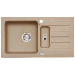 Alveus Niagara 40 zlewozmywak 78x44 cm 1.5-komorowy beżowy 1127055
